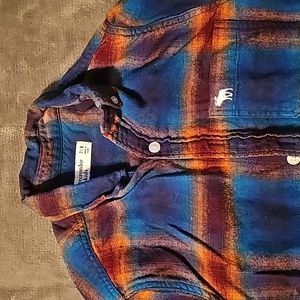 Abercrombie kids button up flannel
